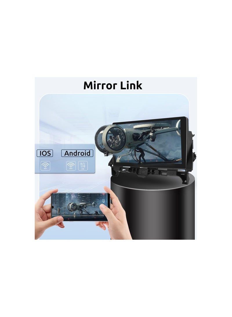 ستيريو سيارة أندرويد لهوندا أكورد 2008-2013 2 جيجابايت رام 32 جيجابايت روم ميرور لينك واي فاي BT، راديو GPS للملاحة، 10 بوصة يدعم Apple Carplay، شاشة تعمل باللمس IPS مع كاميرا احتياطية متضمنة - Image 3