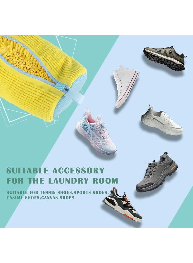 حقيبة غسيل الأحذية: أكياس غسيل للأحذية تناسب الغسالات والمجففات - 2 قطعة من حقيبة تنظيف الأحذية الرياضية والتنس القابلة لإعادة الاستخدام - Image 4