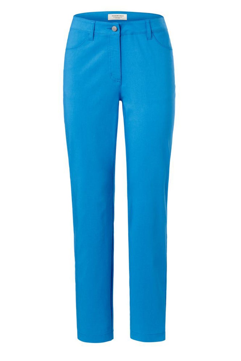 Tchibo Women Skinny Leg Plain Pants, Blue - Image 2