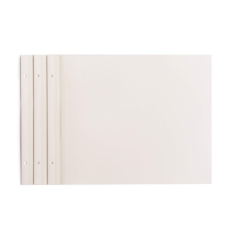 Kolo Refill Pages for Newport 11x14 Scrapbook, White - Image 1