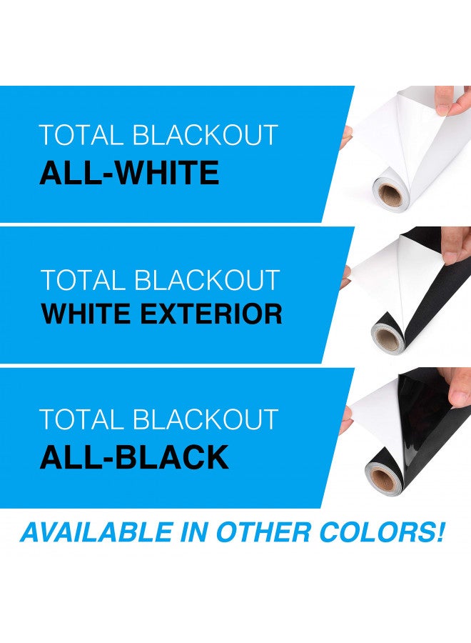 Window Whirl Total Blackout Window Film: 100% Light Blocking, Room Darkening Static Cling - No Residue Film for Privacy, Home Security, and Day Sleep - Easy Removal UV Prevention Treatment (17.5 x 80 inches) - Image 3