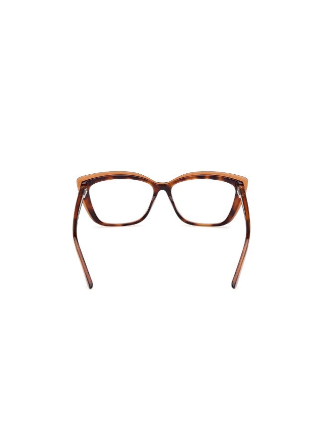 GUESS Gu2977 Square Acetate Frames For Women Size 55, Dark Havana - Image 4