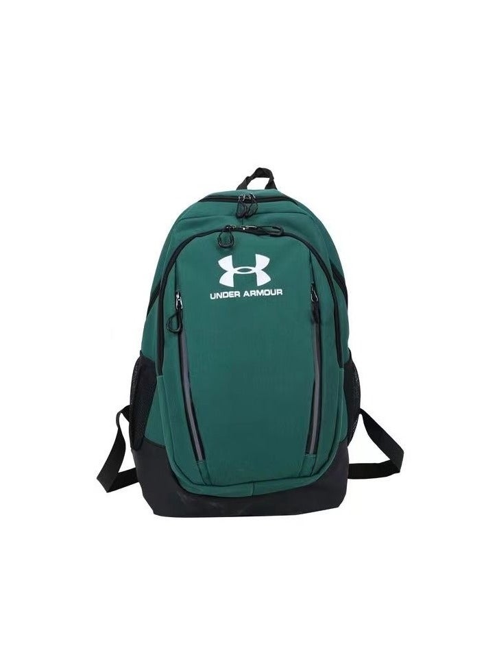 اندر ارمر 【موسم المدرسة】 حقيبة ظهر مدرسية ذات سعة كبيرة بسحاب ومطبوعة، حقيبة ظهر كلاسيكية للطلاب، حقيبة ظهر للكمبيوتر المحمول، حقيبة ظهر ملونة