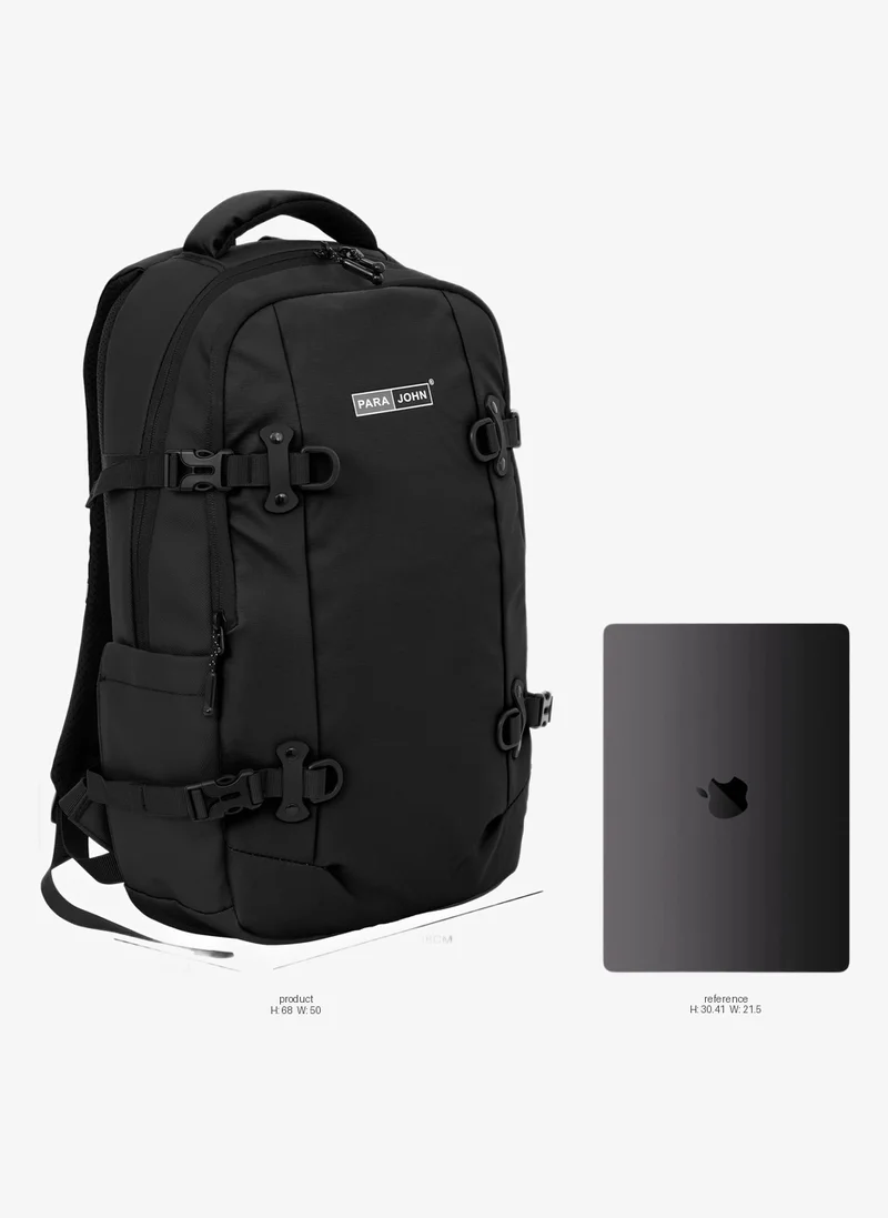 PARAJOHN Para John Trekcore 19 Inch Polyester Backpack Bag With Trolley Sleeve, Back Pocket & Spacious Travel Design