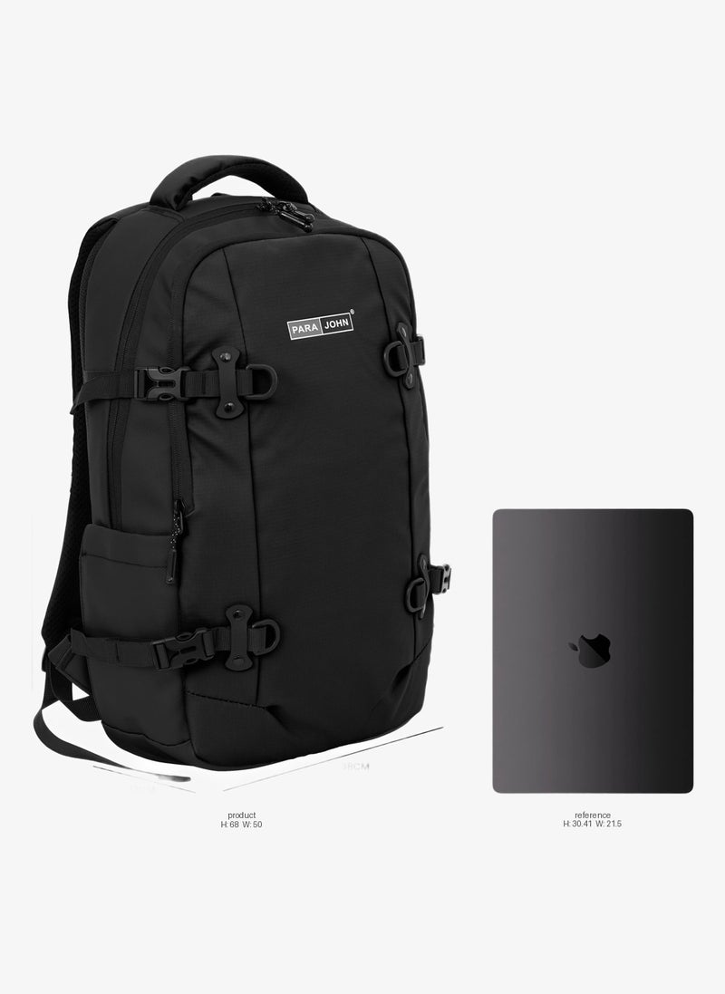 PARAJOHN Para John Trekcore 19 Inch Polyester Backpack Bag With Trolley Sleeve, Back Pocket & Spacious Travel Design - Image 2