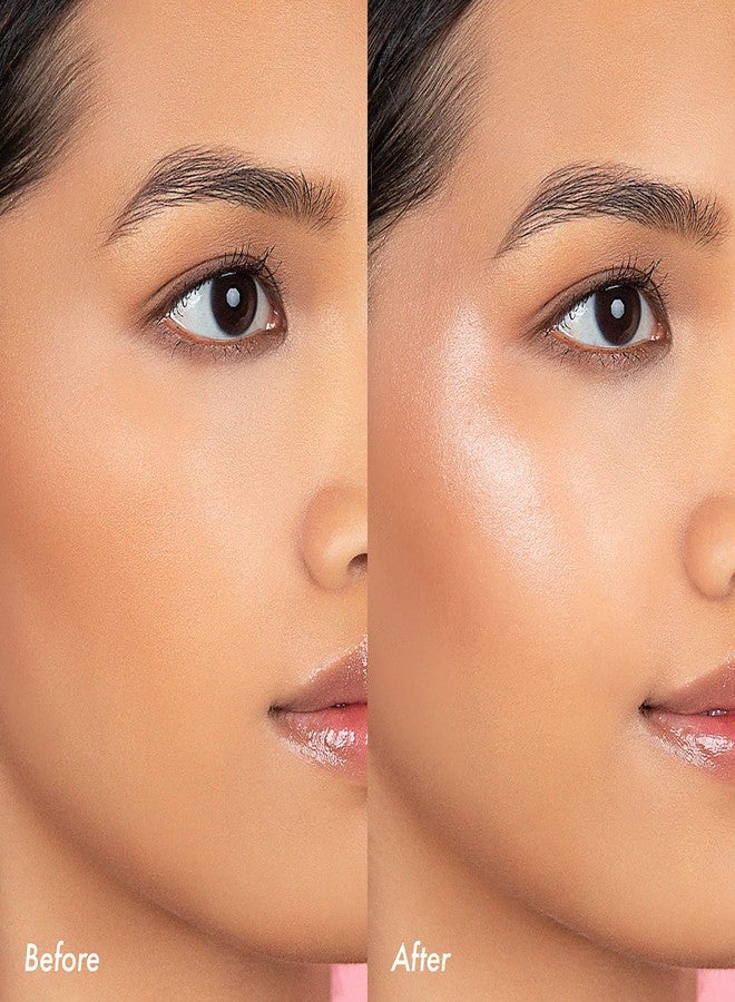 ModelCo Glow Highlighter Stick - Hydrating, Creamy Texture - Buildable And Long-Wearing Formula - Creates A Natural, Radiant Finish - Melts Into The Skin For Instant Radiance - Champagne - 0.158 Oz - Image 3