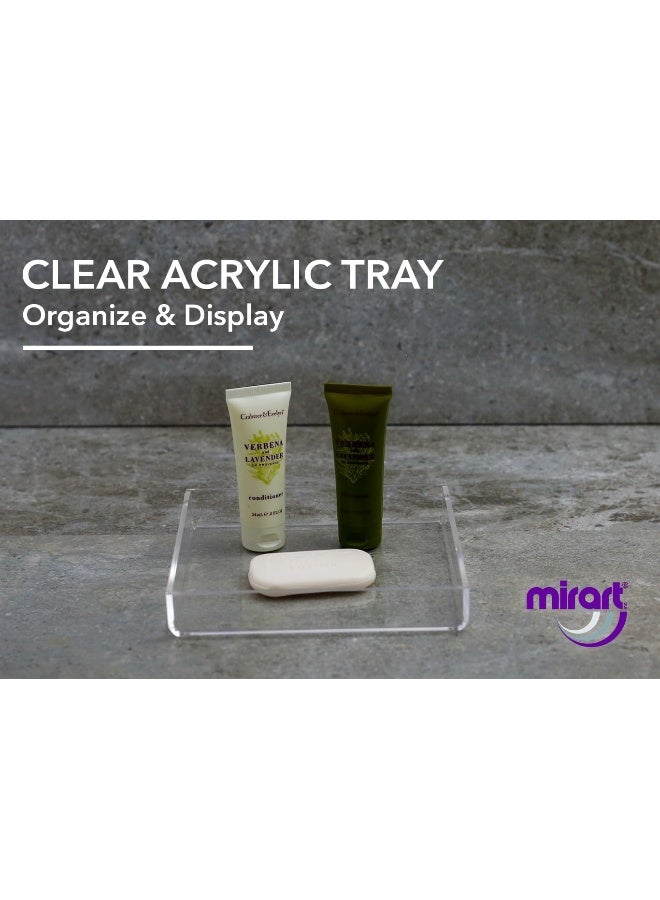 Mirart Clear Acrylic Tray 8 x 8 - Image 4