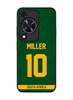 Stylizedd Rugged Black edge case for Huawei nova Y72 / Huawei Enjoy 70 4G, Slim fit Flexible Thin Cover - Team South Africa AB de Villiers, Jersey No 17  - Image 1