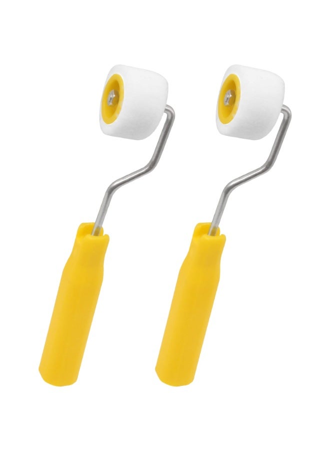 4/5 inch Mini Paint Rollers for Touch up Trim Edge or Corner, Extra Small Paint Wool Brushes, Tiny Painting Tool(2 Pack) | 4/5-inch paint rollers for touch up, trim, edges & corners, extra small wool brush, painting tool set, 2-pack - Image 3