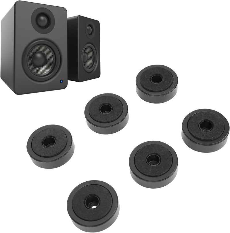 GOWENIC 40PCS Speaker Isolation Feet, Shock Absorption Plastic Amplifier Foot Mat with Cushioning Sponge for Loudspeaker CD DVD Player - Image 1
