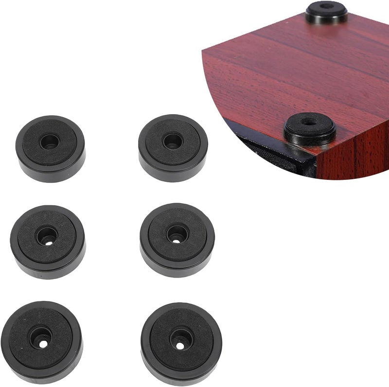 GOWENIC 40PCS Speaker Isolation Feet, Shock Absorption Plastic Amplifier Foot Mat with Cushioning Sponge for Loudspeaker CD DVD Player - Image 5