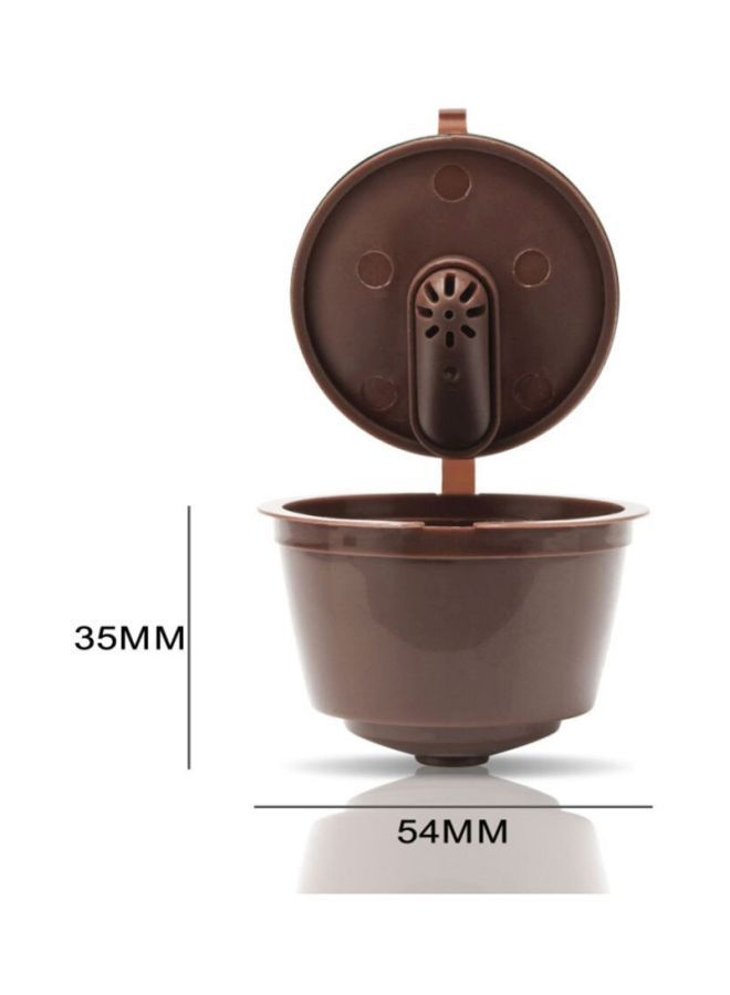 NIBEMINENT Refillable Dolce Gusto Coffee Filter Brown 54x35millimeter  - Image 4