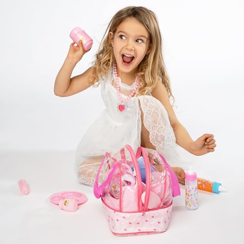fash n kolor My Sweet Baby Disappearing Doll Feeding Set | Baby Care 6 Piece Doll Feeding Set (38 pc Set) - Image 3