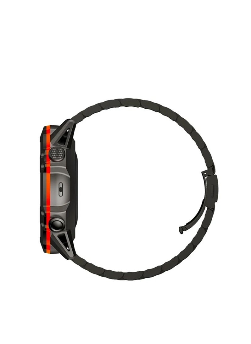 ProPremier - H2 Pro Smart Watch for Men Includes 3 Sets of Interchangeable Straps & Wireless Charger Ideal Functionality, and the Perfect Gift for Any Occasion, Black - Image 1