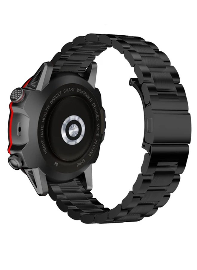 ProPremier - H2 Pro Smart Watch for Men Includes 3 Sets of Interchangeable Straps & Wireless Charger Ideal Functionality, and the Perfect Gift for Any Occasion, Black - Image 1