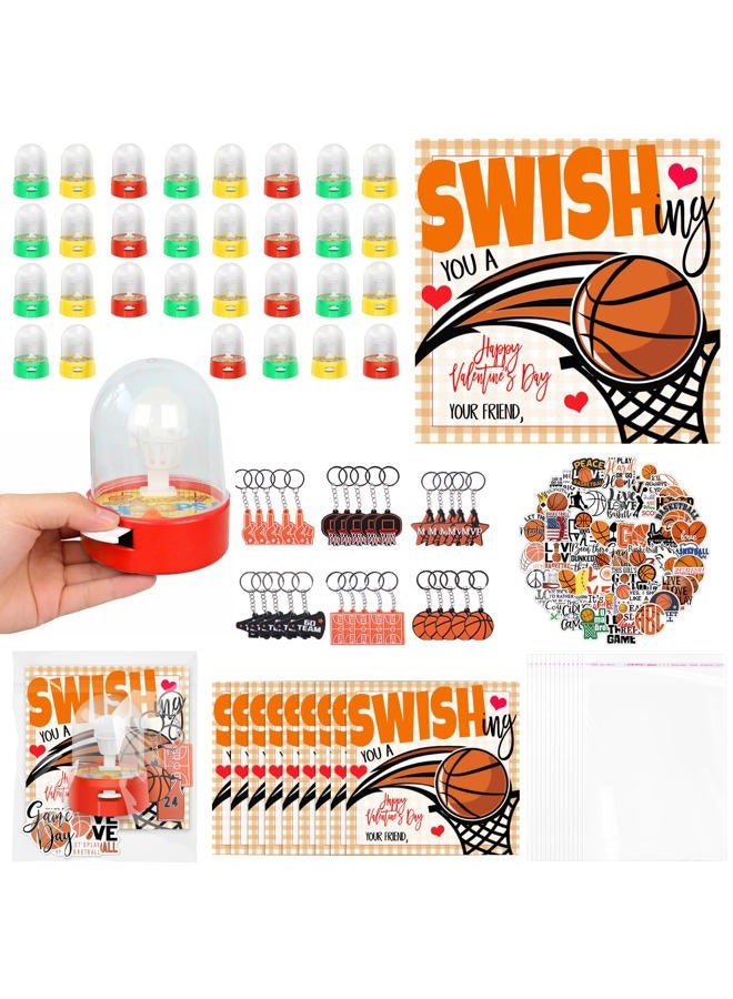Gosodeny Mini Finger Basketball Shooting Game Bracelet Set (30, Shooting) - Image 1