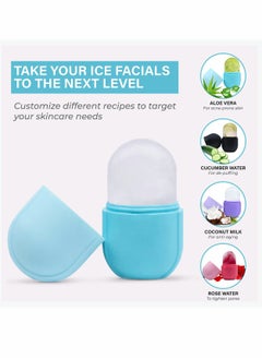 Excefore Silicone Ice Tray Face Massager, Skin Care Tool Used to Firm and Sculpt the Face, Eliminate Under Eye Puffiness  - Image 4