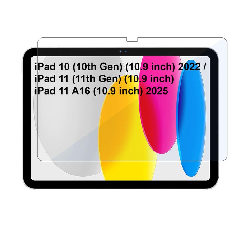 CEDO iPad 10 (10th Gen) 2022/11 (11th Gen) A16 2025 (10.9 inch) Tempered Glass | Screen Protector Clear Tempered Glass for iPad 10 (10th Gen) 2022/11 (11th Gen) A16 2025 10.9 inch - Image 1