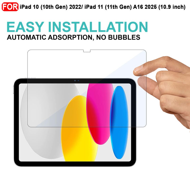 CEDO iPad 10 (10th Gen) 2022/11 (11th Gen) A16 2025 (10.9 inch) Tempered Glass | Screen Protector Clear Tempered Glass for iPad 10 (10th Gen) 2022/11 (11th Gen) A16 2025 10.9 inch - Image 5