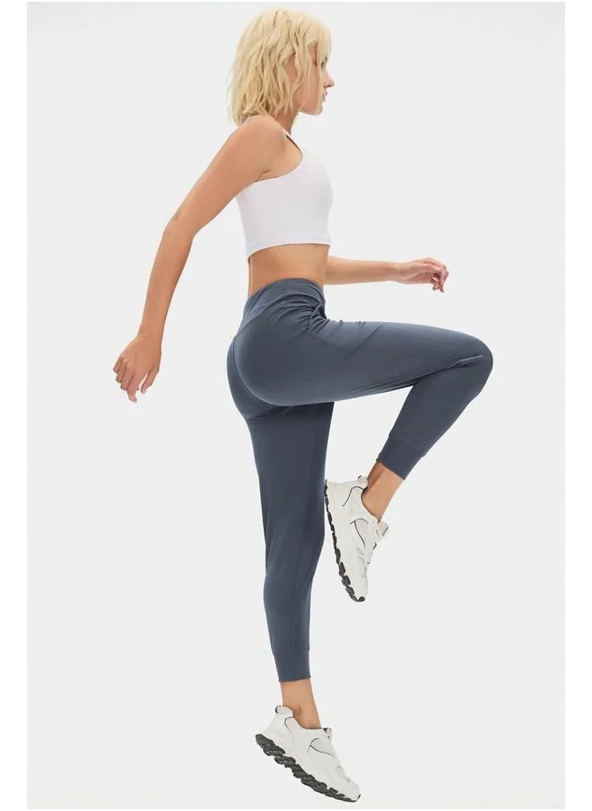 جون June Women High Waist Jogger Sweatpant Anthracite