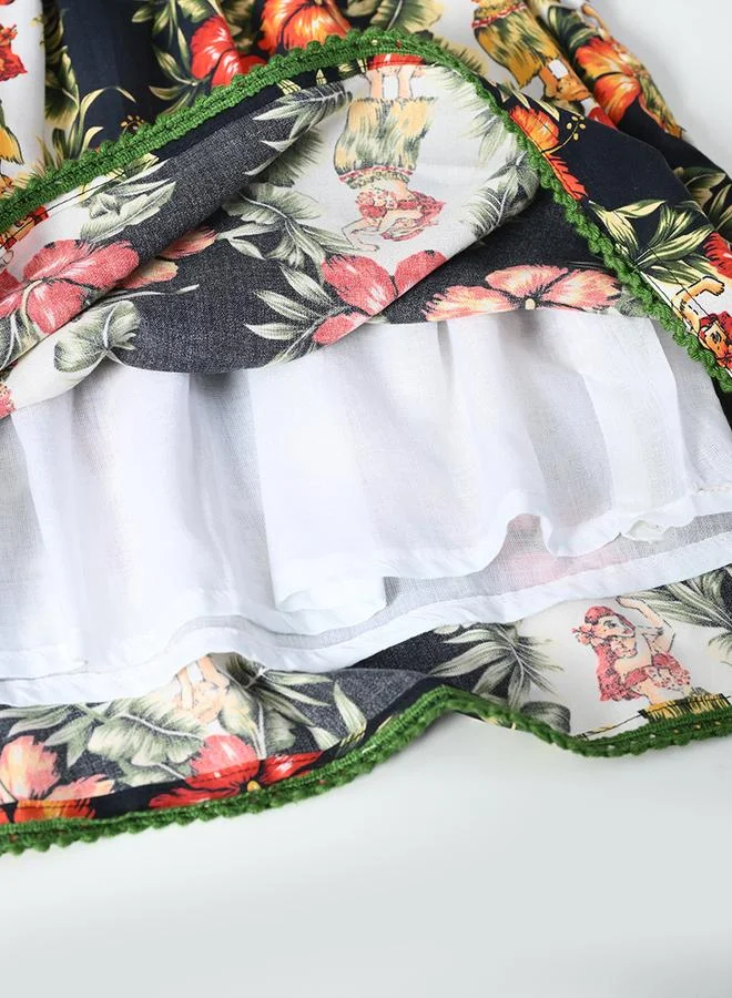 BELLA MODA Floral Print Dress