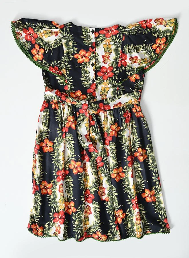 BELLA MODA Floral Print Dress