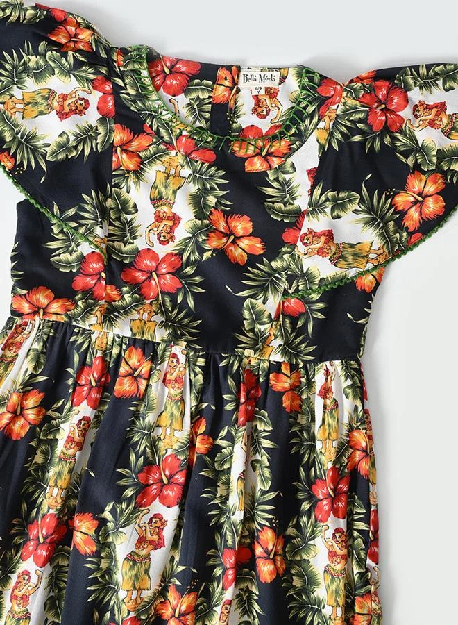 BELLA MODA Floral Print Dress