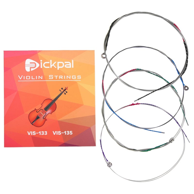 Full Set Violin Replacement Steel Strings E A D-G for 4/4 Violin Parts - Image 1