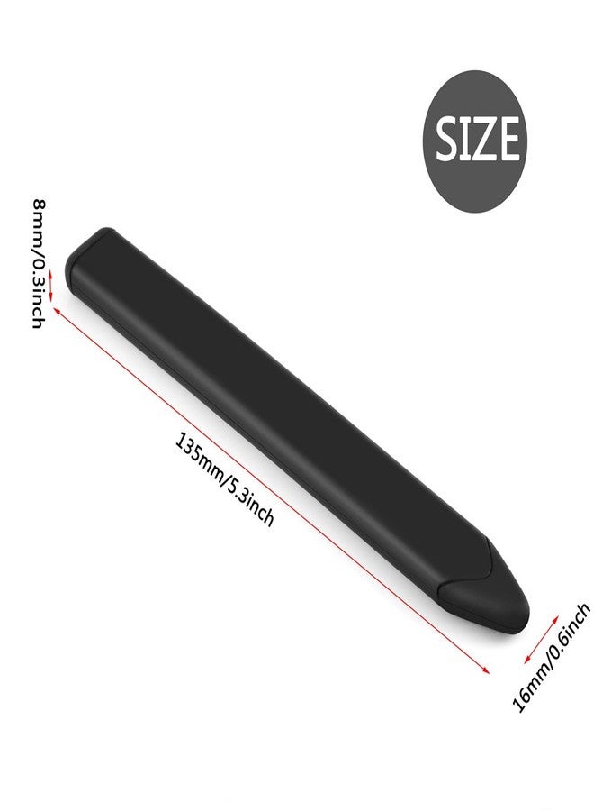 ZERONE Stylus Pen for Touch Screens, Active Capacitive Stylus with Rubber Tip Compatible Tablets Smartphones, Slim Lightweight Design for Writing Drawing Note Taking (Black) - Image 5