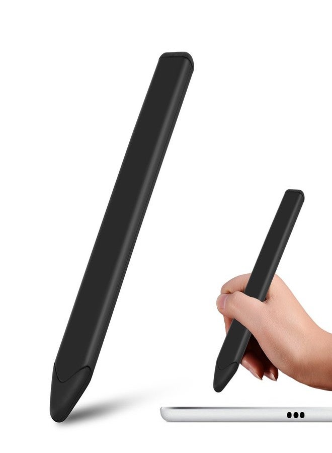ZERONE Stylus Pen for Touch Screens, Active Capacitive Stylus with Rubber Tip Compatible Tablets Smartphones, Slim Lightweight Design for Writing Drawing Note Taking (Black) - Image 2