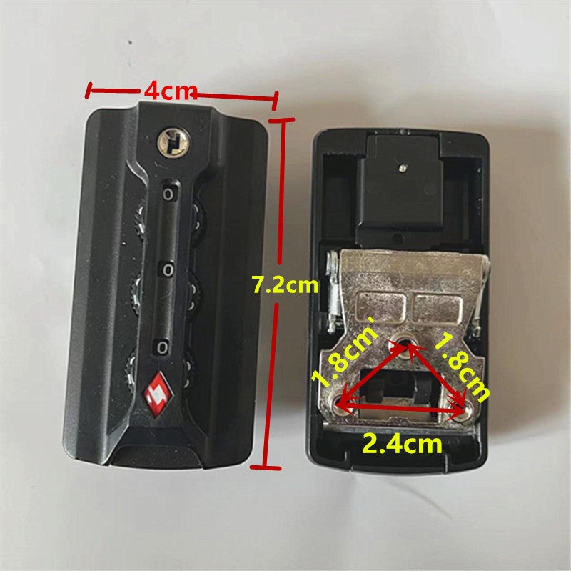 Luggage accessories lock password lock Wanda lightning good S08 trolley case WD206# Lock factory wholesale replacement - Image 5
