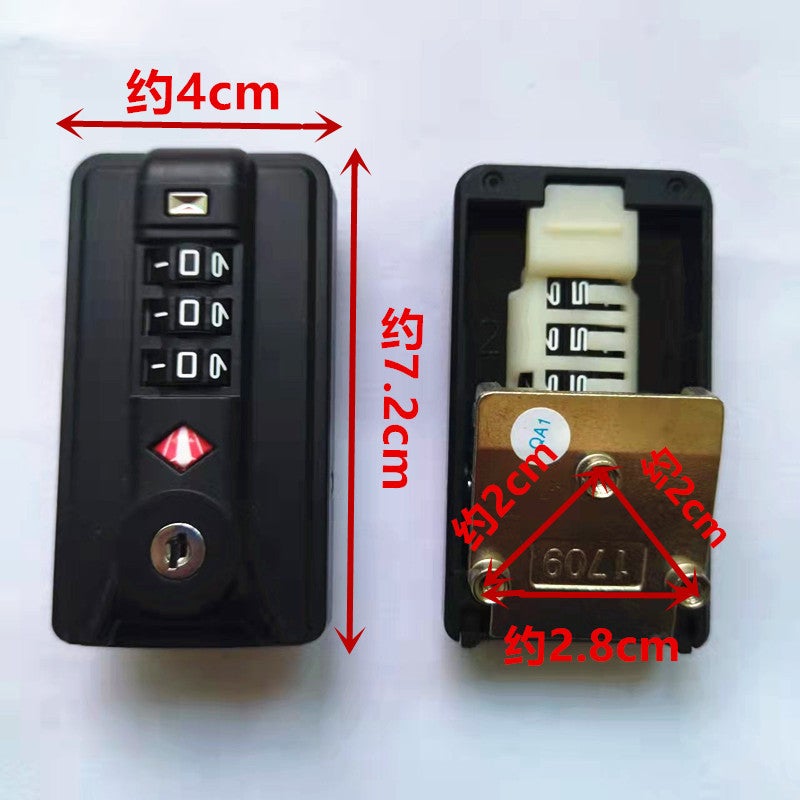 Luggage accessories lock password lock Wanda lightning good S08 trolley case WD206# Lock factory wholesale replacement - Image 2