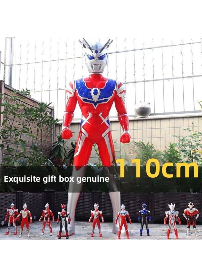 Generic - Oversized Light Charging Ultraman Toy Cello Degas Story Music Toy Boy Children's Gift Box-Color:110cm [sero] Charging + Sword + Transformer + Mask + Gift Pack - Image 1