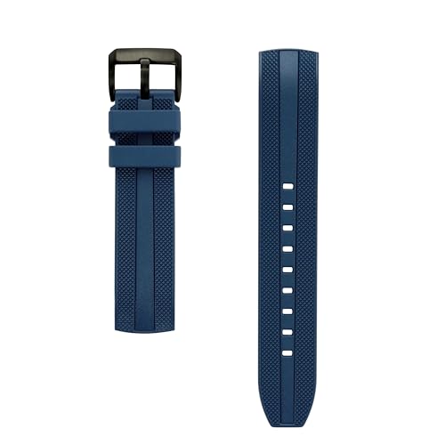 INO Design سوار ساعة StrapXPro(SPX1C) 20 مم من المطاط للرجال، سوار ساعة منحني بديل لساعة Seiko Prospex 62MAS، إعادة تفسير حديثة لسلسلة SPB/SBDC وسلسلة الإصدارات المحدودة لساعة الغوص SPB143، SPB239، SBDC103، SPB421، SLA067، إلخ. (أزرق بحري) - Image 2