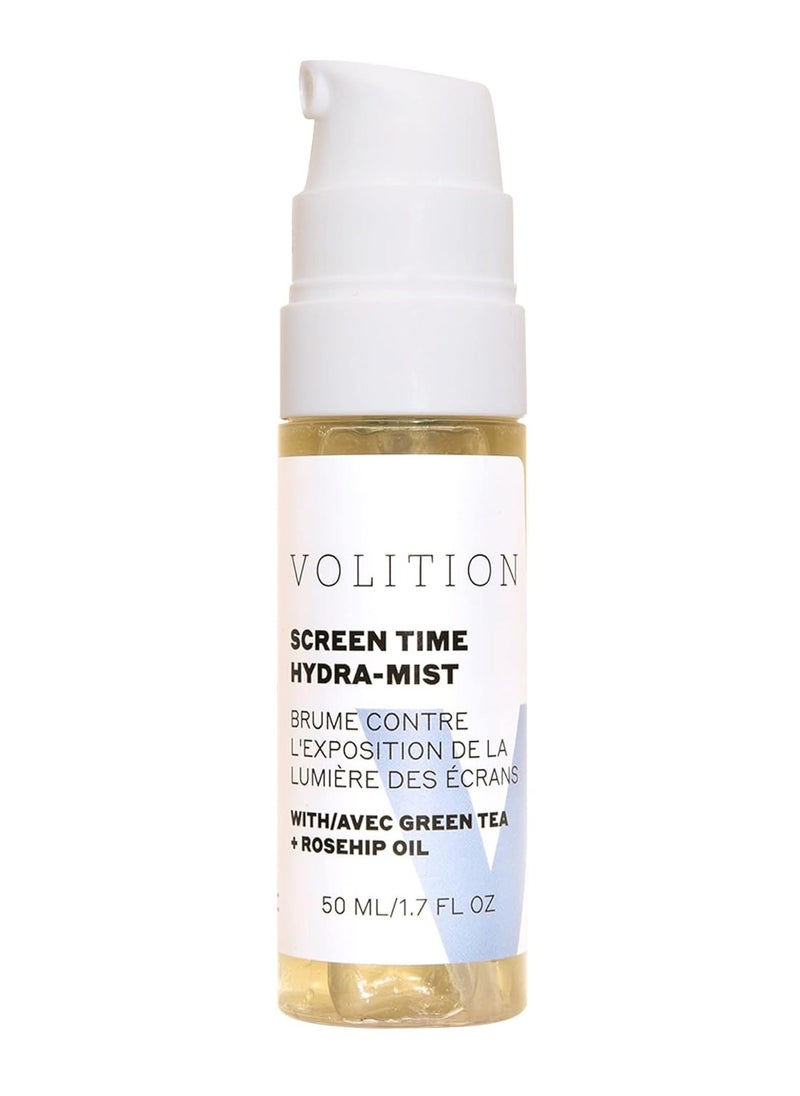 VOLITION Volition Beauty Screen Time Hydrating Facial Mist - Moisturizing Sunflower Extract & Safflower Flower Extract Helps Reduce Look of Fine Lines From Photoaging, Vegan (50ml / 1.7 fl oz)  - Image 1