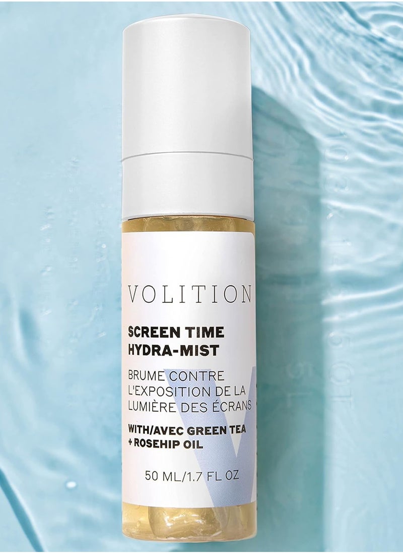 VOLITION Volition Beauty Screen Time Hydrating Facial Mist - Moisturizing Sunflower Extract & Safflower Flower Extract Helps Reduce Look of Fine Lines From Photoaging, Vegan (50ml / 1.7 fl oz)  - Image 3