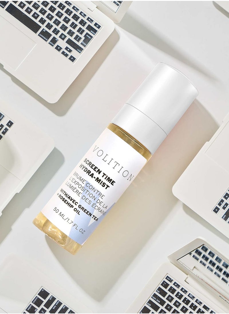 VOLITION Volition Beauty Screen Time Hydrating Facial Mist - Moisturizing Sunflower Extract & Safflower Flower Extract Helps Reduce Look of Fine Lines From Photoaging, Vegan (50ml / 1.7 fl oz)  - Image 2