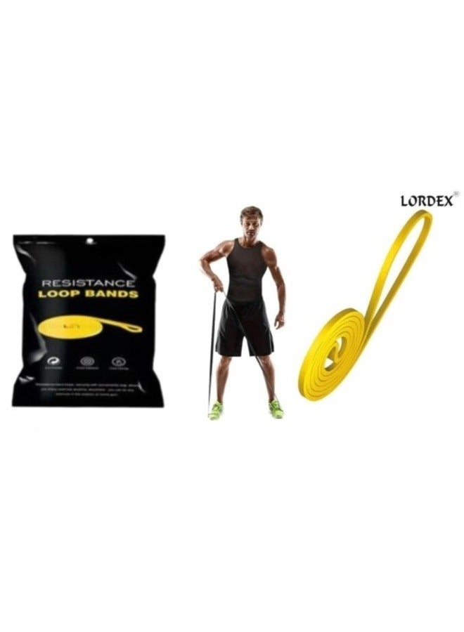 لورديكس حزام مقاومة مرن للتمرين وحزام اللياقة البدنية في صالة الألعاب الرياضية وتدريبات السحب - Image 2