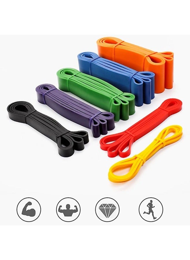 لورديكس حزام مقاومة مرن للتمرين وحزام اللياقة البدنية في صالة الألعاب الرياضية وتدريبات السحب - Image 4