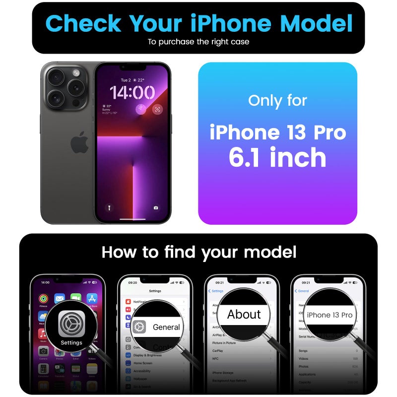 OTOFLY Compatible with iPhone 13 Pro Case, Liquid Silicone Slim Protective Shockproof Phone Case Cover with Anti-Scratch Microfiber Lining, 6.1 inch, Nattier Blue - Image 2