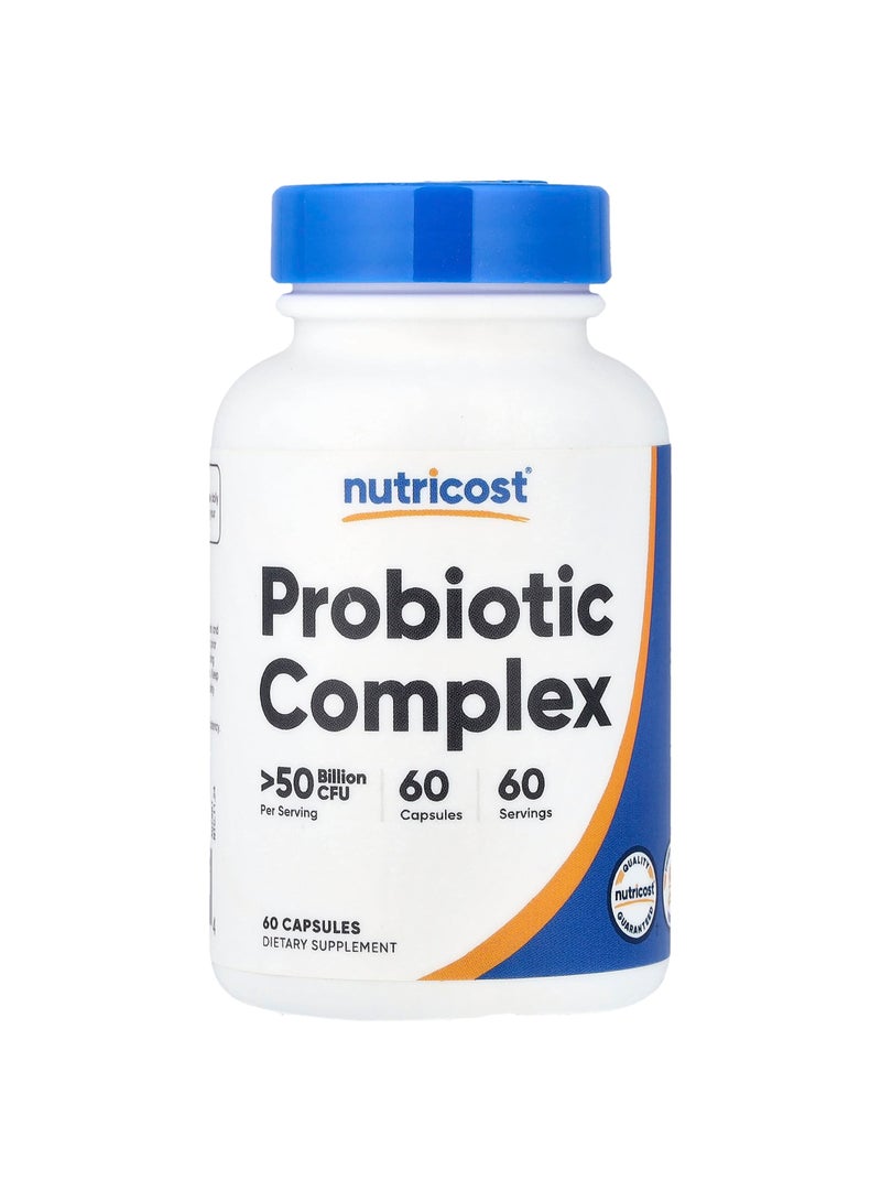 Nutricost Probiotic Complex, >50 Billion CFU, 60 Capsules