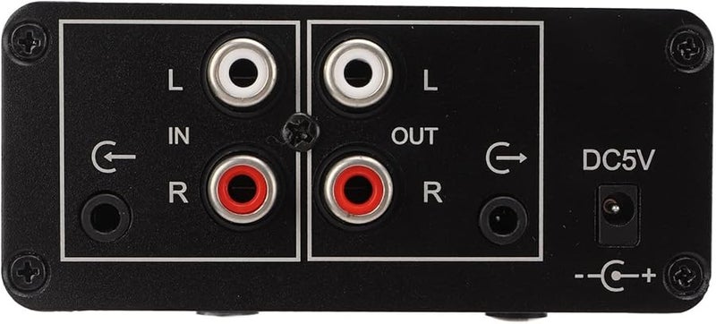 Aluminum Alloy Mini Stereo Audio Preamplifier with Noise Reduction High Fidelity Portable - Image 3