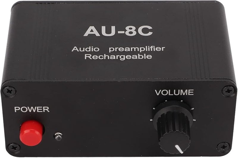 Aluminum Alloy Mini Stereo Audio Preamplifier with Noise Reduction High Fidelity Portable - Image 4