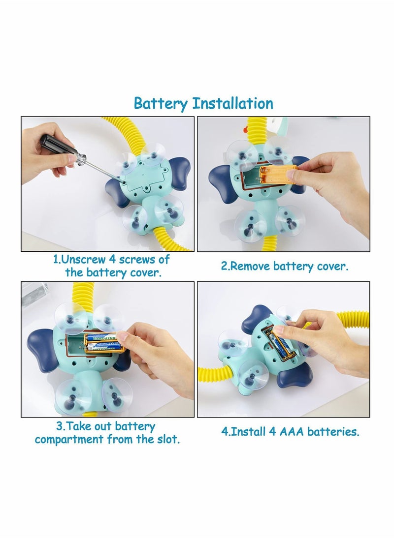 Y&D - Baby Bath Toys - Electric Elephant Shower Game - Image 1
