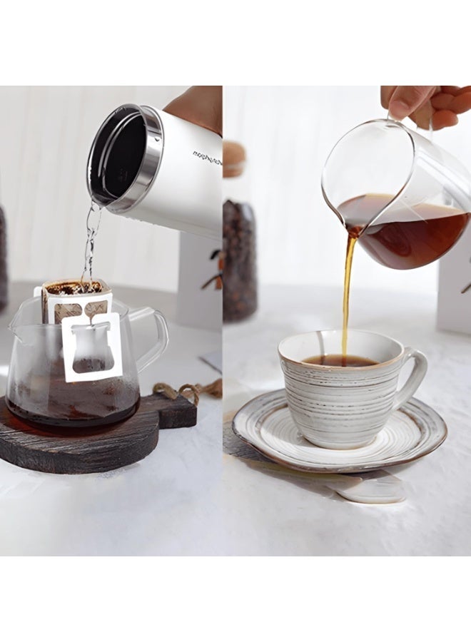 HOMESTAR V60 Coffee Server Heat Resistant Glass Pot Pour Over Tea Kettle Maker Teapot Hand Drip 600ml - Image 2