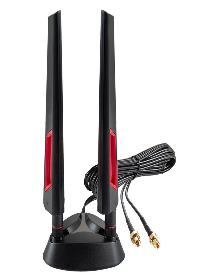 eifagur 9dBi WiFi 7 Tri-Band Magnetic Base Gaming Antenna with New Connector（NOT RP-SMA for ASUS ROG Strix X870E-E X870-A X870-Plus B650-Plus ASUS Prime TUF Gaming PC Desktop Computer Gaming Motherboard - Image 1