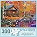 Bits and Pieces 300 Piece Jigsaw Puzzle for Adults 18 x 24 Off The Grid 300 pc Large Piece Fall Autumn Jigsaw by Bigelow Illustrations - Image 2