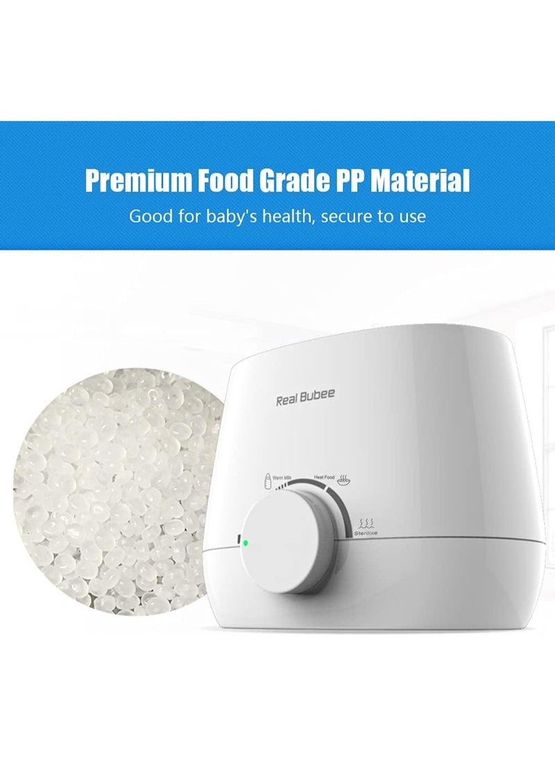 Real Bubee Quick Heat Baby Bottle Warmer with Safe Sterilizing Mode Rapid heating technology ensures milk is ready in minutes. Built-in sterilizer provides extra safety, giving parents peace of mind during every feeding session. - Image 2