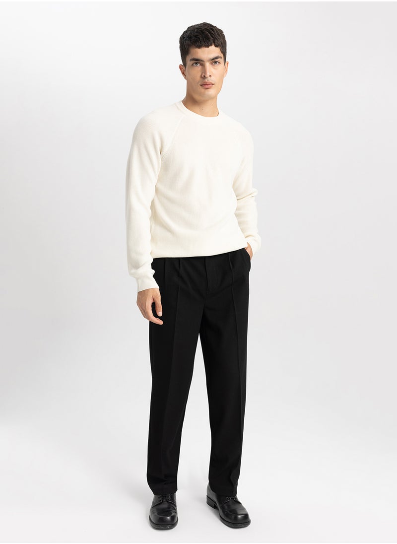 DeFacto - Standard Fit Crew Neck Sweater - Image 1
