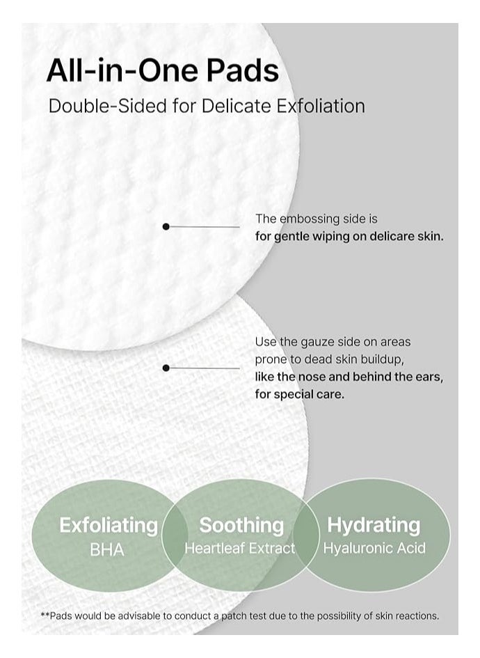 celimax Ji Woo Gae Heartleaf BHA Peeling Pad,  60 pads  - Image 5